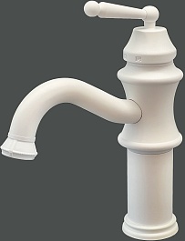 Milacio Смеситель для раковины Yeste MC.508.WH белый – фотография-2