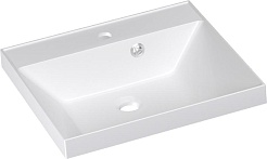 Style Line Тумба с раковиной Моно 50 белый софт – фотография-8