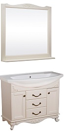 Bas Зеркало для ванной Версаль 105 слоновая кость – фотография-2