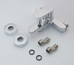 Aquatek Смеситель для ванны с душем Ника AQ1840CR хром – фотография-2