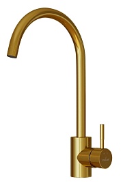 Mixline Смеситель для кухни 35k MLSS-0303G золото – фотография-1