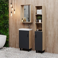 Onika Зеркальный шкаф Тимбер 48 дуб сонома – фотография-4