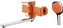 D&K Смеситель "Berlin Kunste DA1433313" оранжевый для ванны – фотография-1