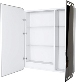 Mixline Мебель для ванной Виктория 70 L подвесная графит софт – фотография-9