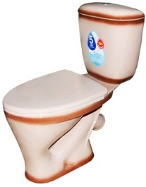 Santeri Унитаз-компакт "Виктория" 438364 бежевый – фотография-1