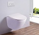 Esbano Унитаз Lotus подвесной безободковый белый – фотография-5
