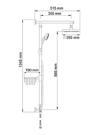 WasserKRAFT Душевой комплект A015 – фотография-7