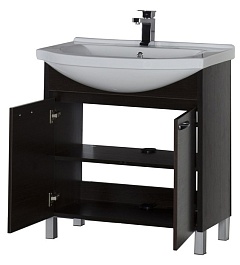 Aquanet Тумба с раковиной "Донна 80" венге – фотография-6