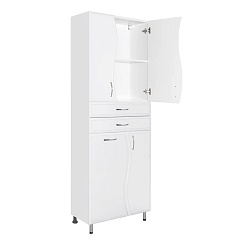 Style Line Пенал Волна 70 белый с б/к – фотография-3