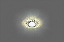 Feron Светильник встраиваемый CD903 с LED-подсветкой желтый – фотография-2