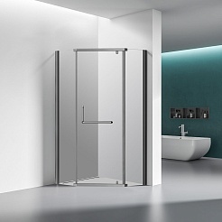 Veconi  Душевой уголок Rovigo RV-36GR 100x100 – фотография-2