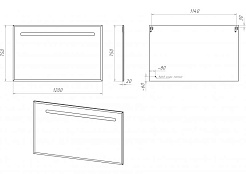 Misty Зеркало с подсветкой Натали 120 – фотография-2