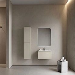 Sancos Тумба с раковиной Snob R 1.0 70 beige soft раковина Element 71 CN7007 – фотография-5