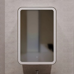 Mixline Зеркальный шкаф Премьер Фиджи 50 R белый – фотография-12