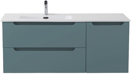 BelBagno Тумба с раковиной Etna 120 L подвесная голубая матовая – фото-1