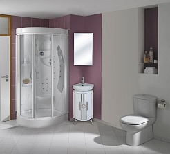 Onika Тумба с раковиной Флорена 40.10 белая – фотография-6