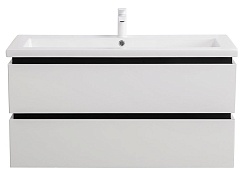 Cezares Тумба с раковиной Plane 120 подвесная bianco lucido раковина CZR-8070-120 – фотография-1