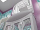 Какса-а Тумба с раковиной Каприз зеркальный 105 – картинка-14