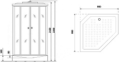 Niagara Душевая кабина NG-2106-01 – фотография-3
