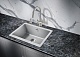 Milacio Мойка кухонная Leon 55 Cuarzo серая металлик – картинка-13