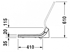 Duravit Крышка-сиденье "DuraStyle" 610200002000300 с функцией биде – фотография-9