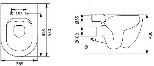 Allen Brau Унитаз с инсталляцией Reality 4.32006.20/8.9466.0.000.000.1 белый глянец – картинка-27