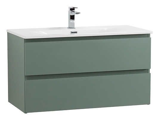 BelBagno Тумба с раковиной Kraft 90 подвесная Еловый матовый с раковиной BB-8099-90 – фото-1