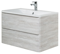 BelBagno Тумба под раковину Albano 90 подвесная Rovere Vintage Bianco – фотография-1