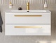 BelBagno Мебель для ванной Eco Cer-N 100 CZR-8073-100 bianco opaco ручки сатиновое золото – картинка-25