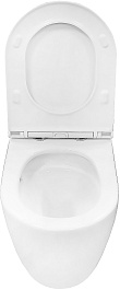 Azario Унитаз-компакт Verona AZ-8301 безободковый с бачком с сиденьем микролифт белый – фотография-7