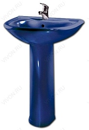 Оскольская керамика Пьедестал для раковины "Престиж" синий – фотография-2