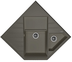 Florentina Мойка гранитная Бомбей черный – фотография-1