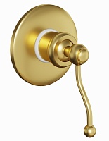 Paini Смеситель для душа Duomo 88PJ690 встраиваемый, брашированное золото