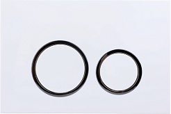 Esbano Клавиша смыва KRG-11GW белая глянцевая – фотография-1