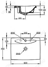 Jacob Delafon Раковина Escale E1289 – фотография-2