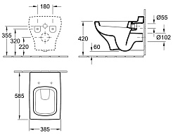 Villeroy & Boch Унитаз подвесной La Belle 5627 10R2 star white – фотография-4