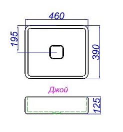 Aqwella Тумба с раковиной Mobi 60 белый, дуб балтийский – фотография-3