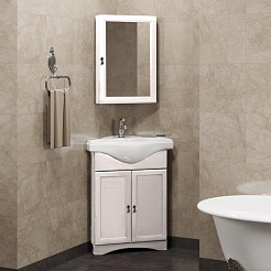 Opadiris Зеркало-шкаф для ванной Клио 45 R беленый бук – фотография-2