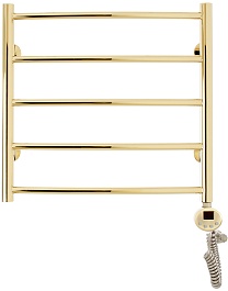 Domoterm Полотенцесушитель электрический Калипсо П5 500x500 ER золото – фотография-1