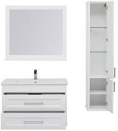 Aquanet Тумба с раковиной Бостон 100 ясень – фотография-5