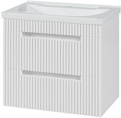 Brevita Тумба c раковиной Ariana 60 белая – фотография-2