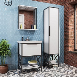 Mixline Зеркало Бруклин 60 белое – фотография-3