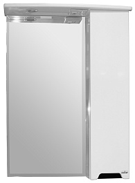 Mixline Зеркало-шкаф Прометей 64 R белый – фотография-1