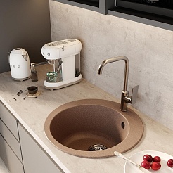 Mixline Мойка кухонная ML-GM13 терракотовая – фотография-4