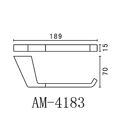 Art&Max Держатель туалетной бумаги Techno AM-4183 – фотография-2