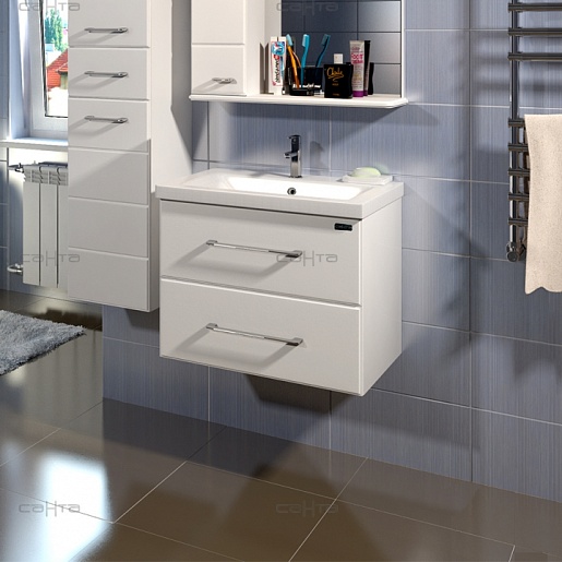 СанТа Тумба для умывальника Омега 50 подвесная – фото, картинка, фотография-1