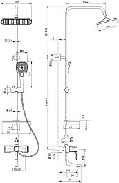 Lemark Душевая система Evitta LM0562C хром – фотография-2