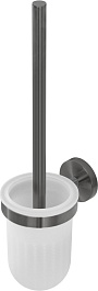 Cezares Ершик для унитаза Relax RELAX-TBS-V-GM оружейная сталь – фотография-1