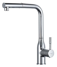 Frap Смеситель для кухни F6096 хром – фотография-1