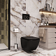 Ceruttispa Унитаз подвесной Mimi Aria MB CT8920 черный матовый – картинка-14